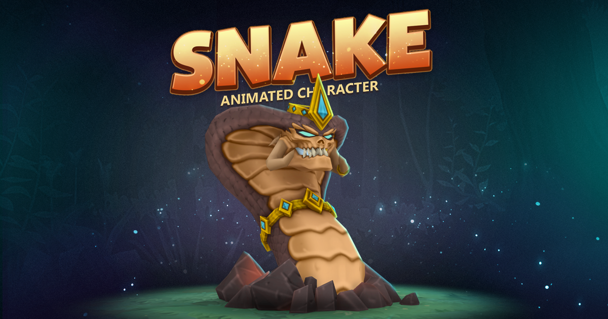 Snake animated character | Characters | Unity Asset Store