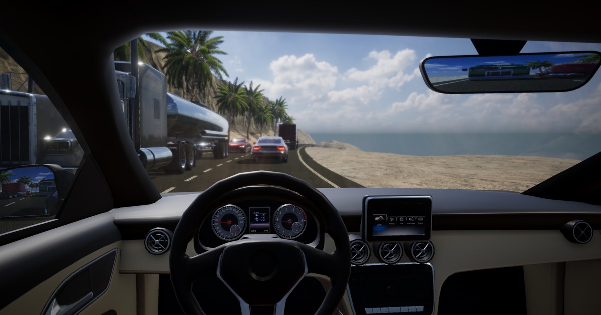 Car interior 10 | 3D Land | Unity Asset Store