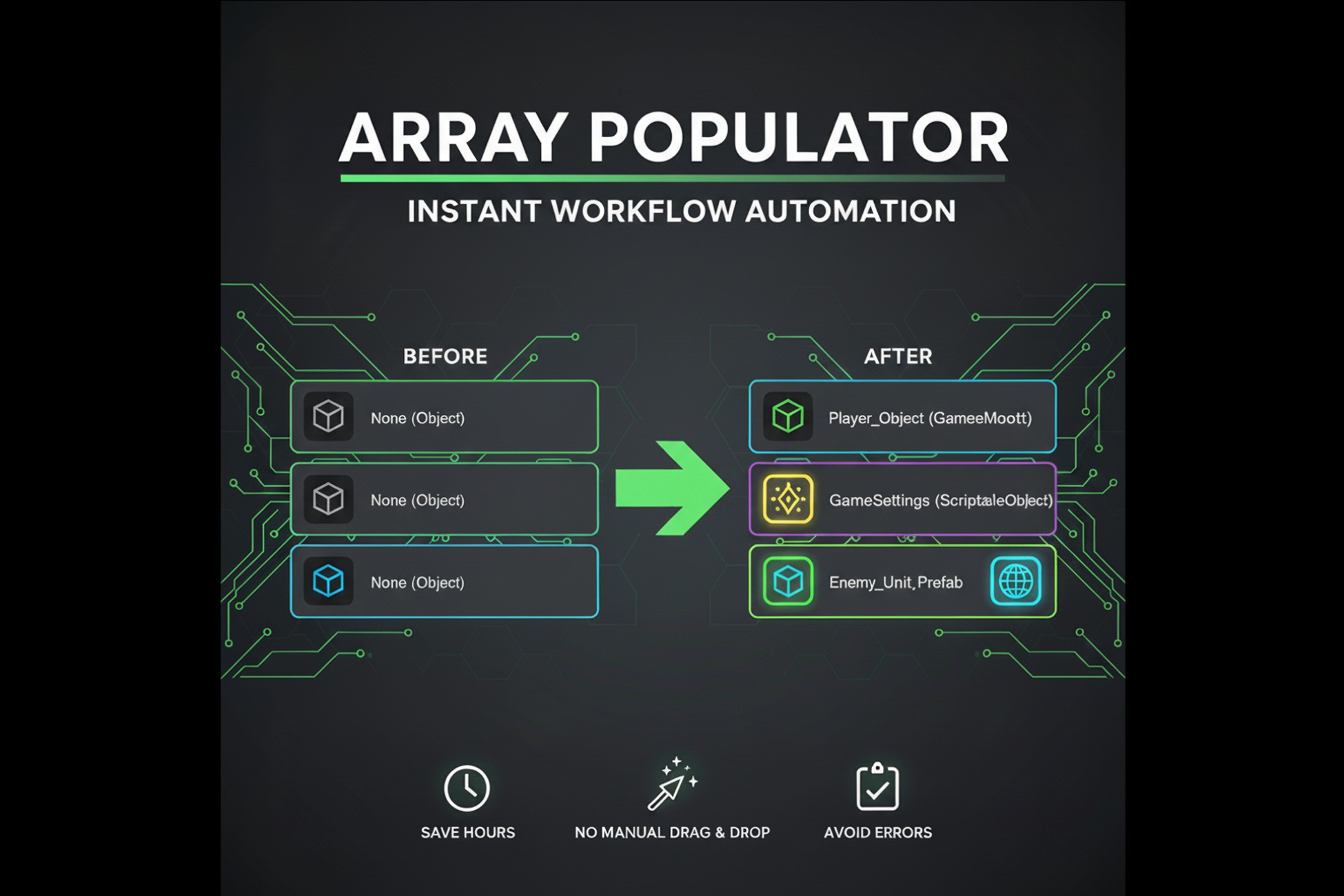 Array Populator (Editor) – Bulk Array & List Populator Tool for Unity ...