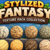 Stylized Worldcraft – Stylized Nature Terrain Texture Collection Pack