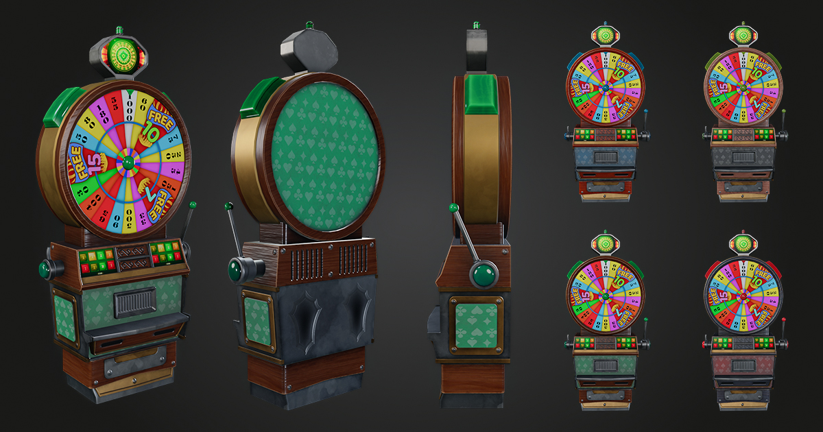Lucky Spin Machine Vol. 1 | 3D 소품 | Unity Asset Store