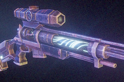 Cyberpunk Rifle - Sci-Fi Energy Rifle