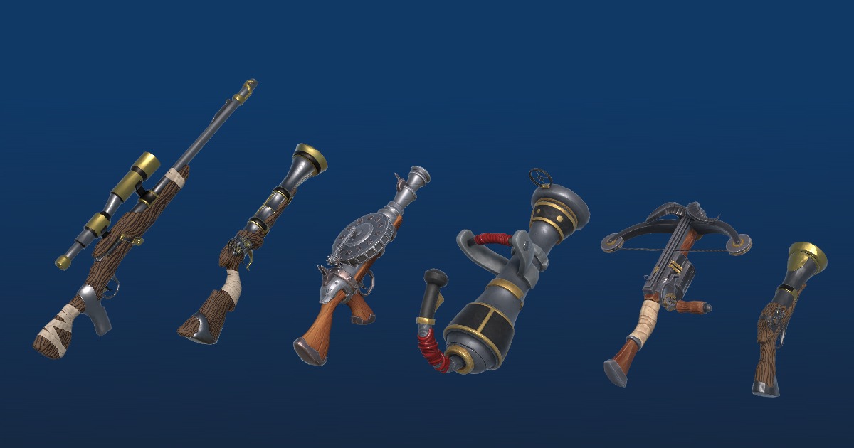 Stylized Ranged Weapons & Icons | 3D Weapons | Unity Asset Store