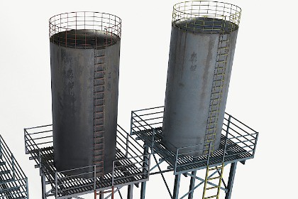 Old and Rusty Water Tanks 1