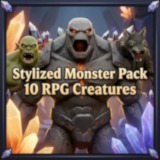 Stylized Monster Pack - 10 RPG Creatures