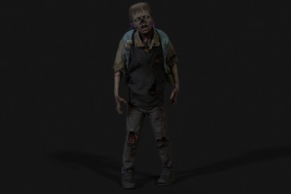 Gradeschooler Boy — American School Zombie Collection