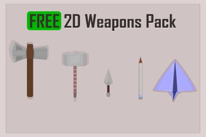 FREE 2D Weapons Pack