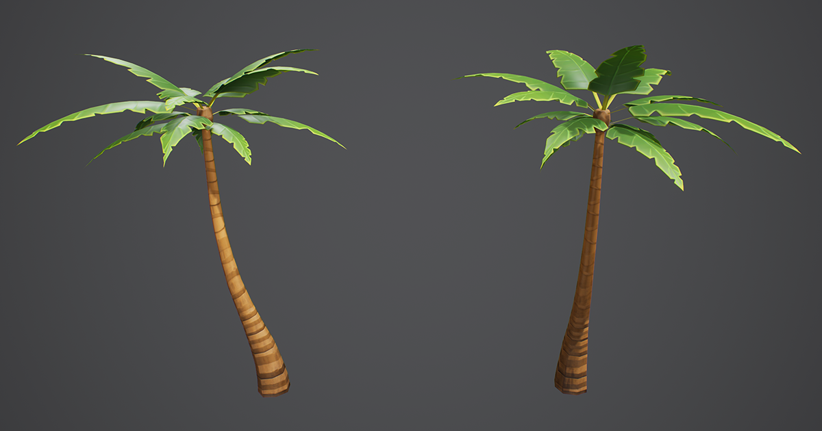 Stylized Palm Tree 01 | 3D Trees | Unity Asset Store