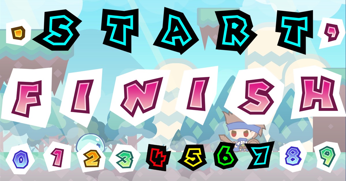 Pop and cartoon numbers images Set | 2D GUI | Unity Asset Store