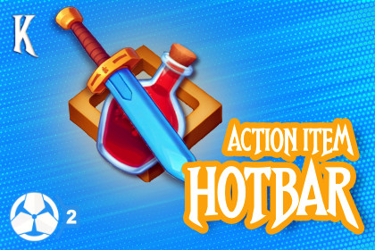 Action Item Hotbar for Game Creator 2