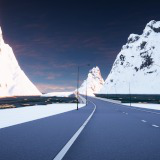 Snow-covered Island
