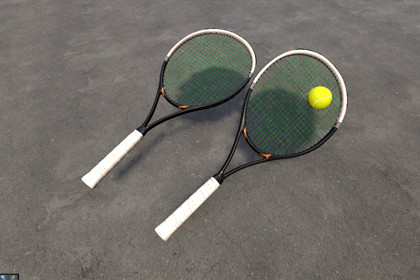 Tennis Racket & Balls