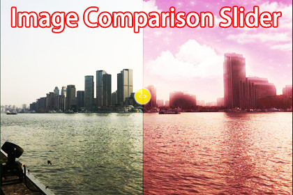 Image Comparison Slider UI By maything
