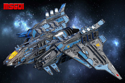 Spaceship Piranha Fighter