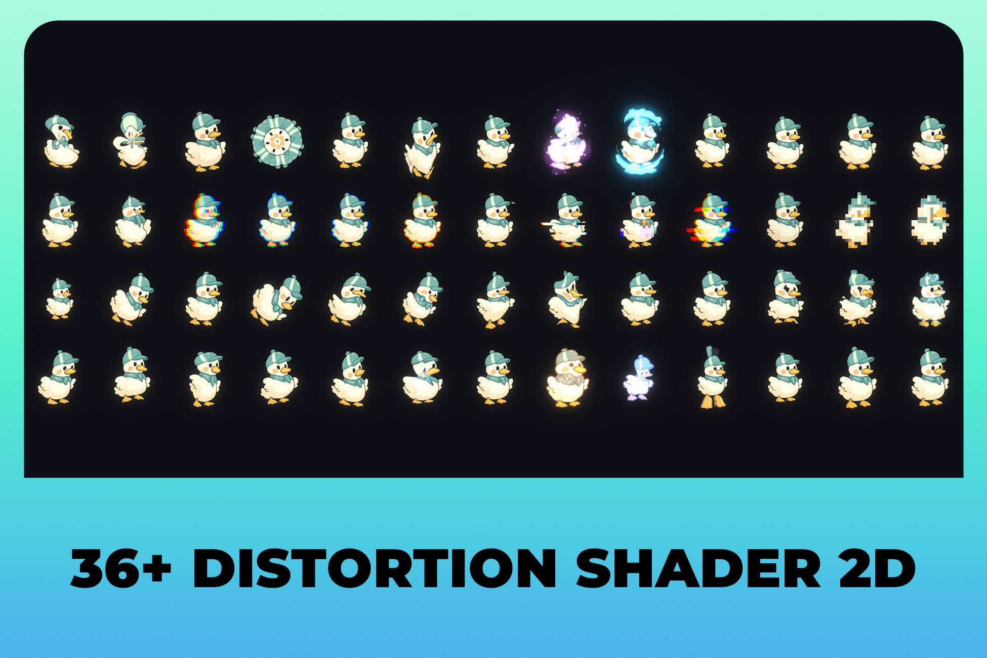 Advanced Distortion Shader 2D - Shader by Roam Moon