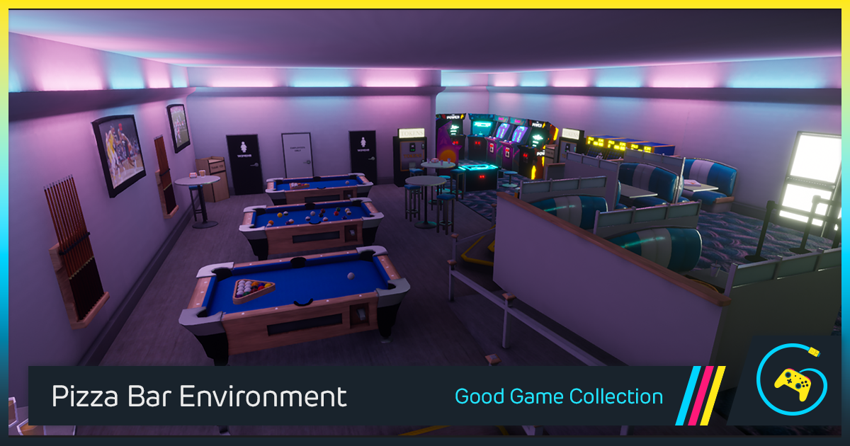 Bar Asset Unity Pizza Bar Environment by Gamertose | 3D Environments | Unity Asset Store