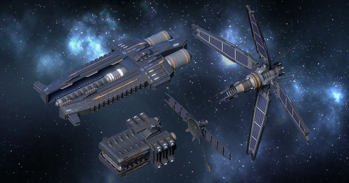 Space Structures Collection | 3D Space | Unity Asset Store