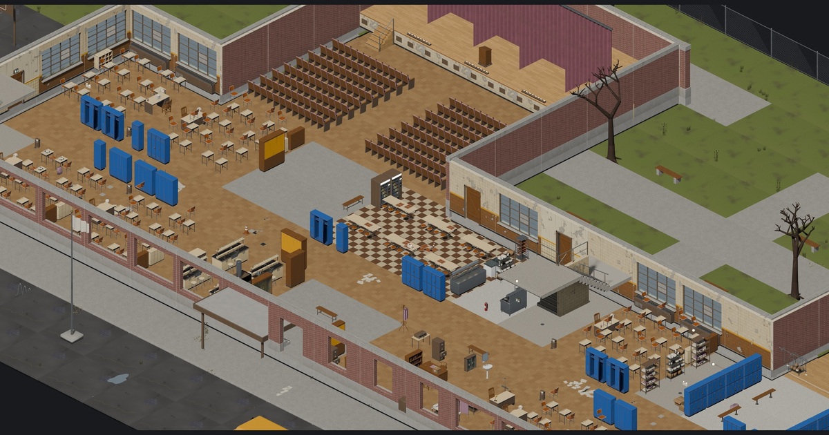 LAST BELL - Isometric School Tileset (2D Horror Sprites) | 2D | Unity ...