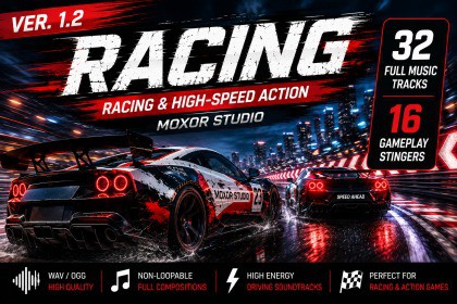 Racing & High Speed Action Music Pack