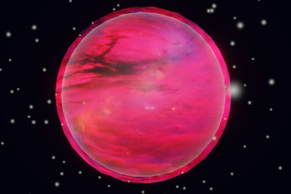 Cosmic Glowing Orb - 7 Colors + Pulsing Halo
