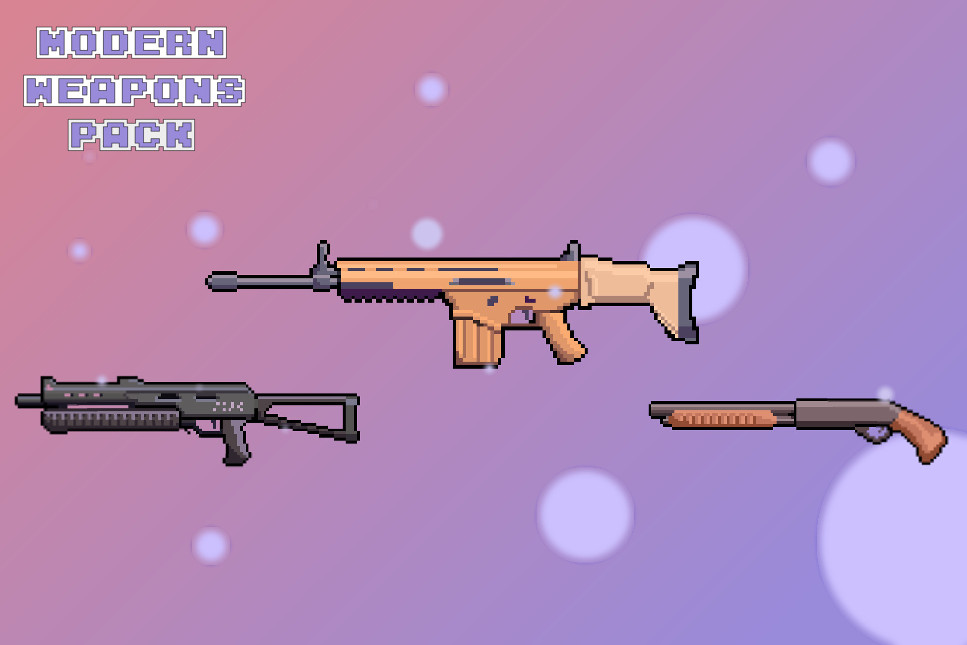 2D Pixel Gun Weapon Pack | Packs | Unity Asset Store