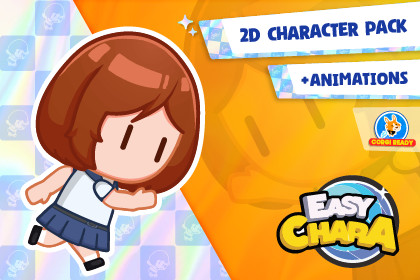 Easy Chara – Hisa Student 2D Character Pack