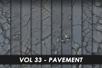 Realistic Textures - Vol 33 - Pavement