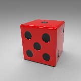 Dice d6 game ready PBR