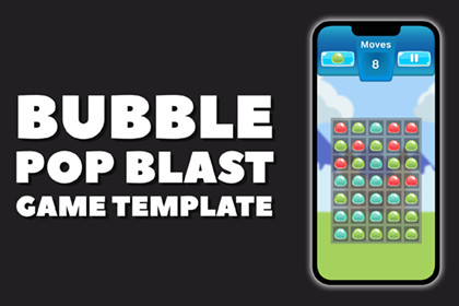 Bubble Pop Blast Game Template