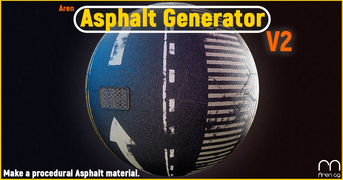 Asphalt Texture Unity Aren Asphalt Generator V2.1 | 2D Roads | Unity Asset Store