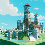 Stylized Castle Ruins