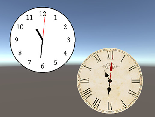UI realtime clock | Animation Tools | Unity Asset Store