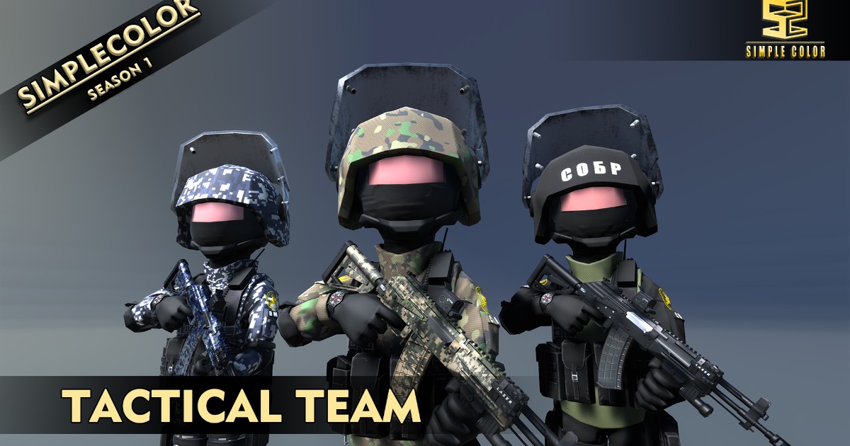 SS1_TacticalTeam | 3D Characters | Unity Asset Store