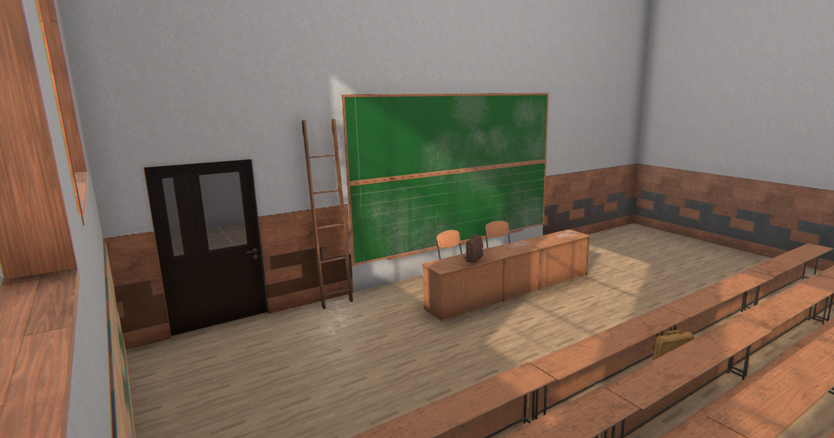 Unity Classroom Design University Classroom - lecture hall | 3D Environments | Unity Asset Store