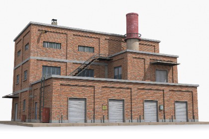 Industrial Factory Building – Variant 24