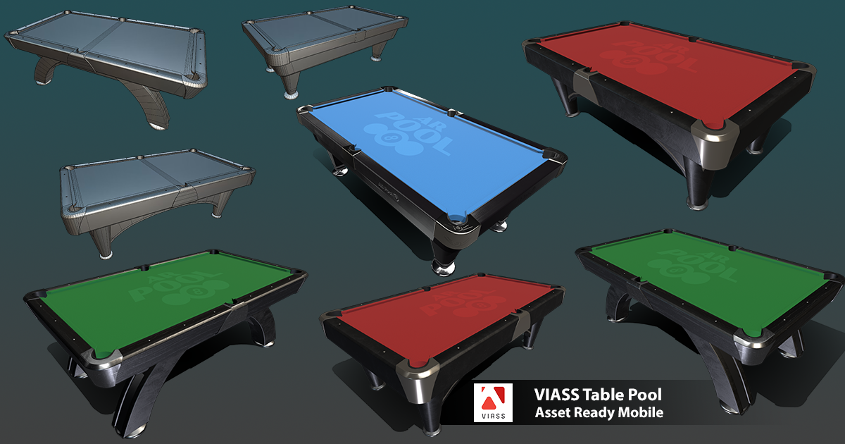 VIASS Table Pool | 3D Interior | Unity Asset Store