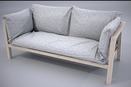 Modern Fabric Sofa