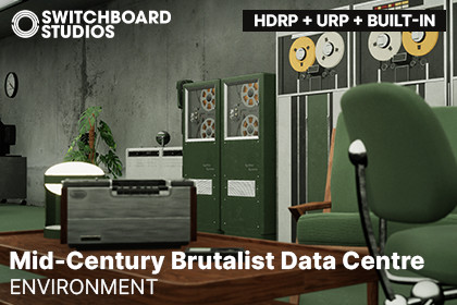 Mid-Century Brutalist Data Centre