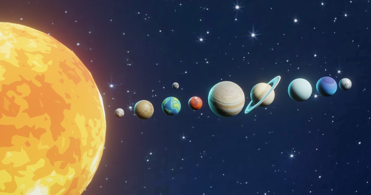 Unity Solar System Stylized Solar System 3D Model | 3D Environments | Unity Asset Store