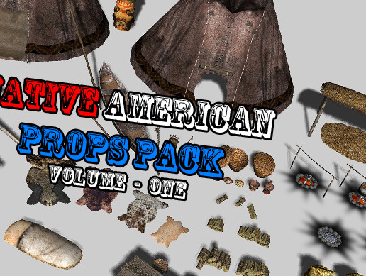 Native Props Native American Props - Vol 1 | 3D | Unity Asset Store