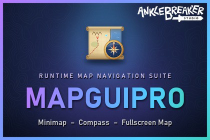 Map GUI Pro - Minimap, Map & Compass