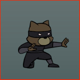Tanuki - Animated Hand drawn character