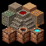2D Isometric Modular Tileset – Dirt & Gravel