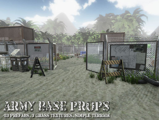 Army Base Props | 3D 외부소품 | Unity Asset Store