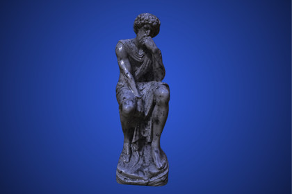 3D Thinking Man Statue And Sculpture Model