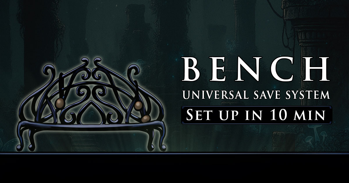Bench Universal Save System | Utilities Tools | Unity Asset Store