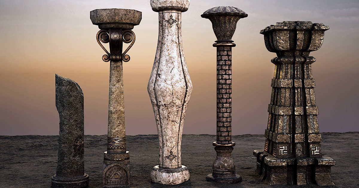 Columns Pack 4 | 3D 주변환경 | Unity Asset Store