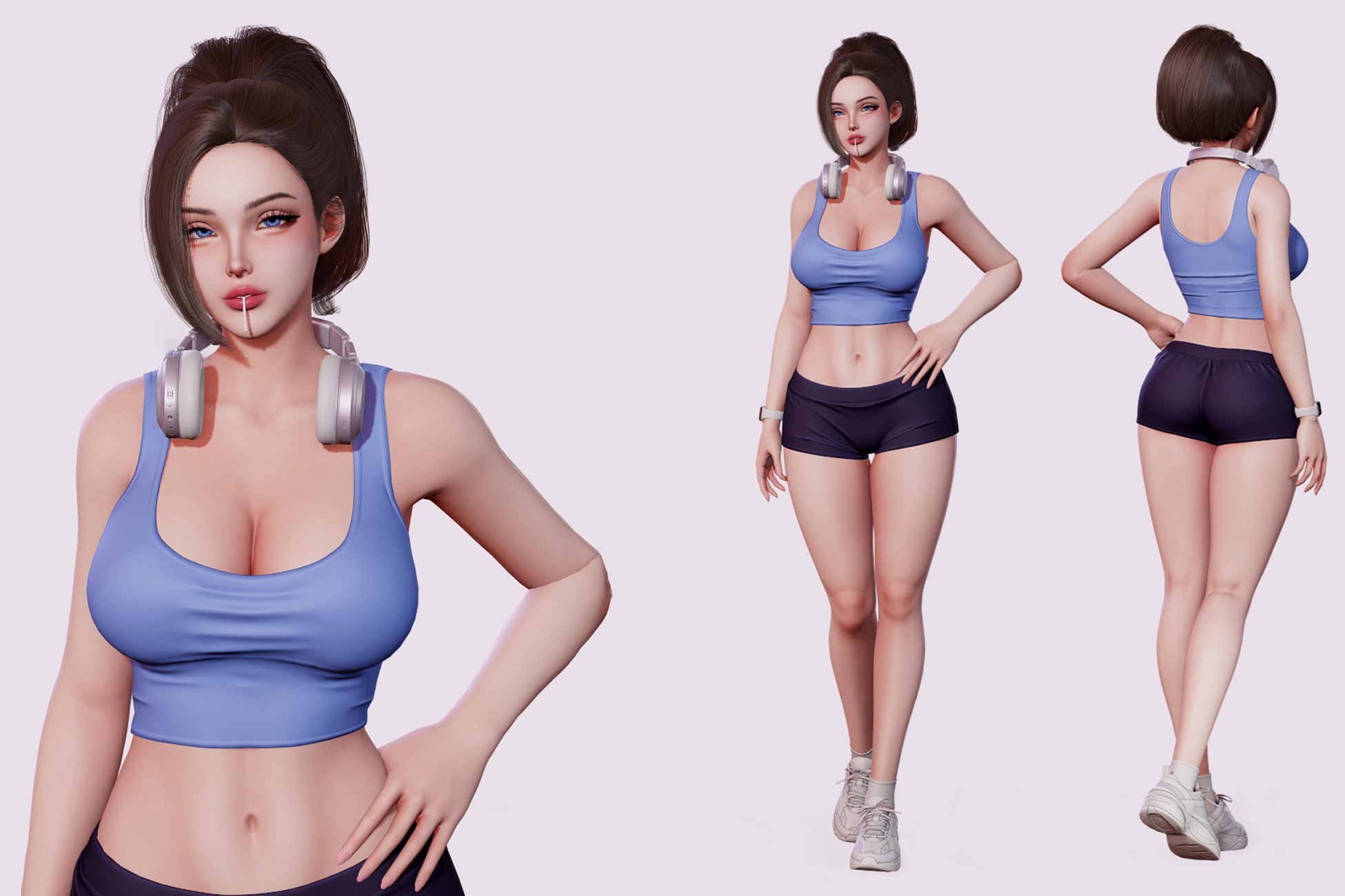 Casual Female 01 - Female Character Series