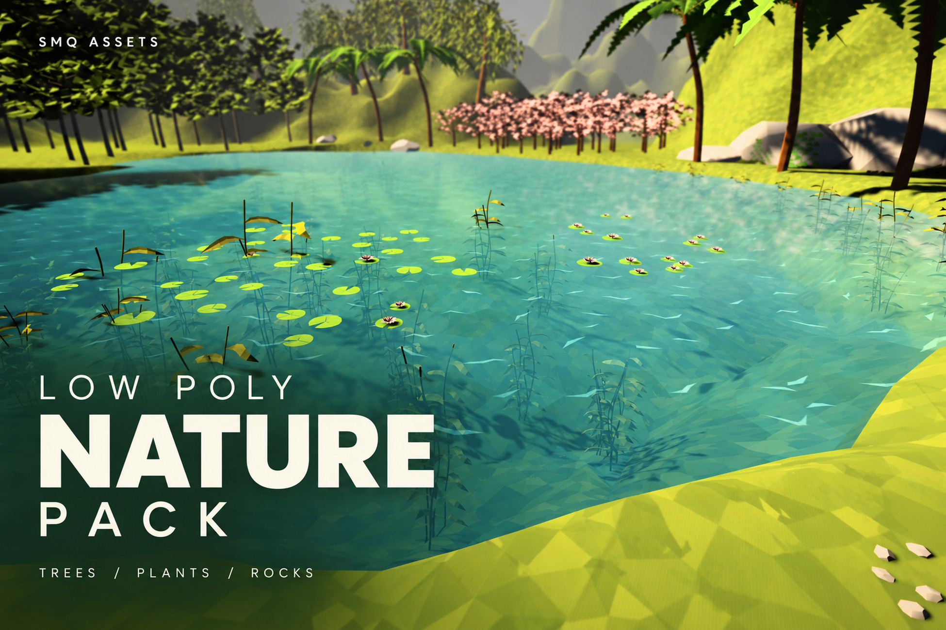 Low Poly Nature & Aquatic Plants