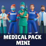 Medical Pack Mini - Low Poly 3D Models Pack